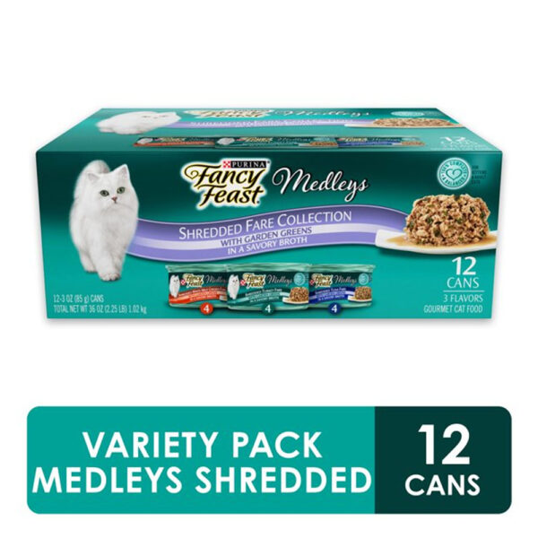Fancy Feast Medleys - Shredded Fare Collection - Assorted Flavors