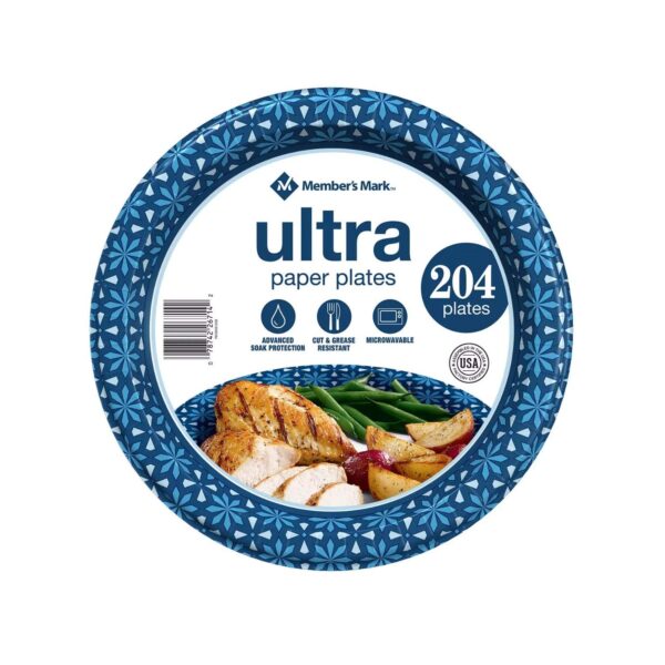 Member's Mark Ultra Dinner Paper Plates 10 INCH - 204 Count for Sale Online Arizona - Pinedale General Store
