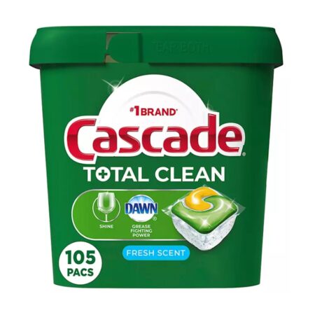 Cascade Total Clean ActionPacs - Fresh Scent Dishwasher Detergent Pacs 105 Count For Sale Online in Arizona - Pinedale General Store