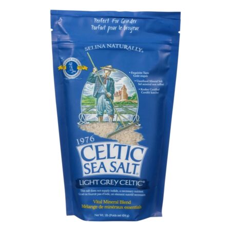 Selina Naturally Celtic Sea Salt Light Grey 1 LB Bag For Sale Online in Arizona - Pinedale General Store
