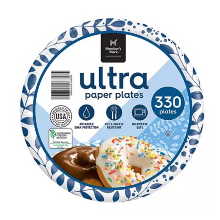 Member's Mark Ultra DessertSnack Paper Plates 330-count For Sale Online in Arizona - Pinedale General Store
